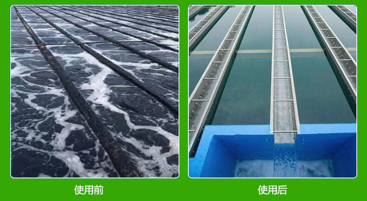 城市污水使用前后效果展示