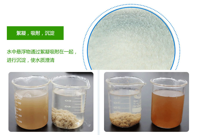 產(chǎn)品優(yōu)勢：絮凝，吸附，澄清